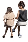 Family sitting people png (18560) - miniature