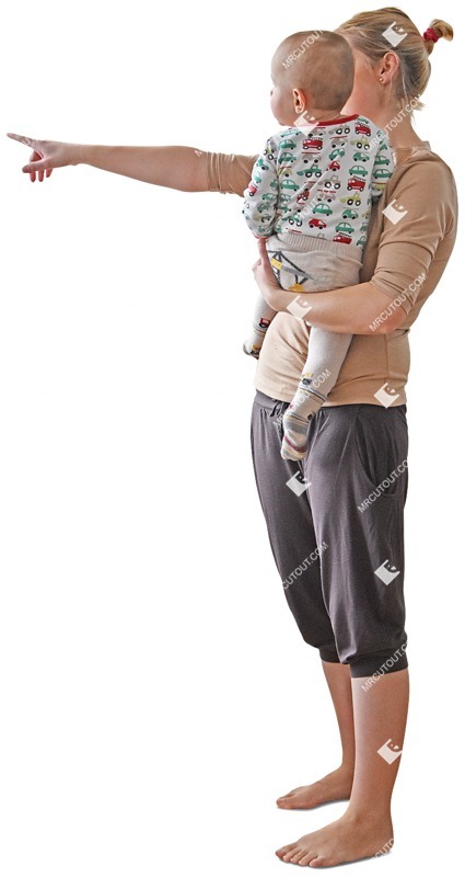 Family standing human png (3940)