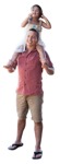 Cut out people - Family Standing 0025 | MrCutout.com - miniature