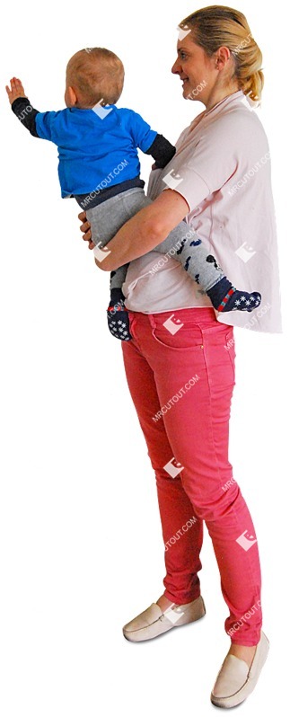 Family standing people png (3666)
