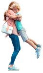 Family standing png people (7341) - miniature