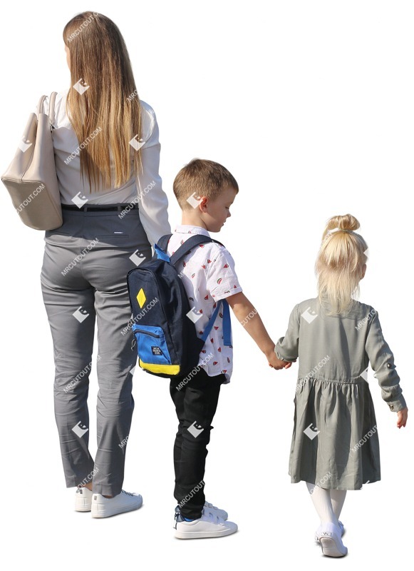 Family standing person png (9089)