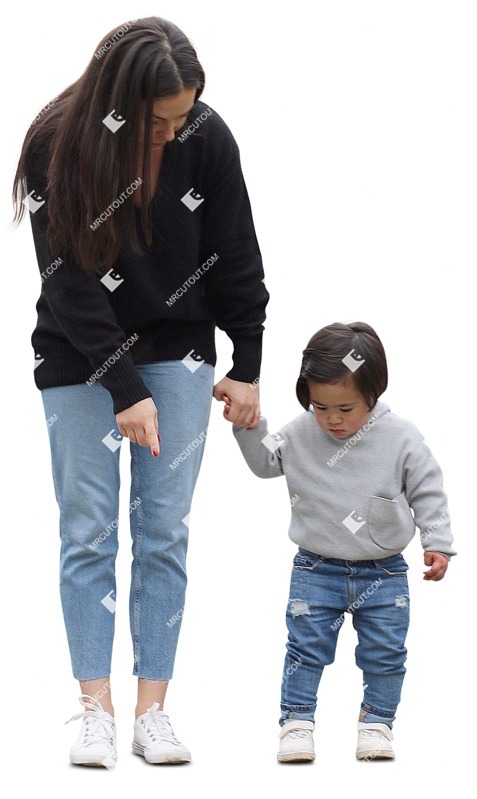 Family standing people png (9142)