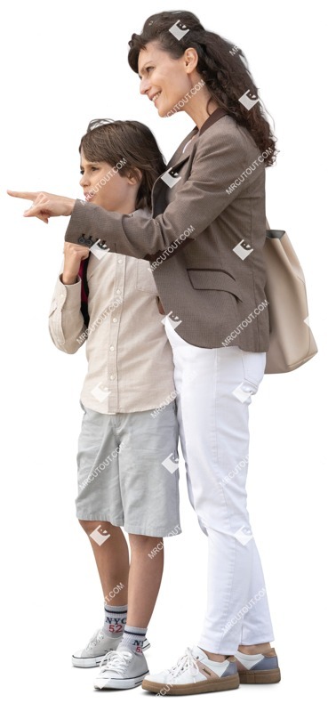 Family standing people png (14095)