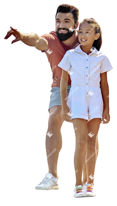 Family standing human png (13124)