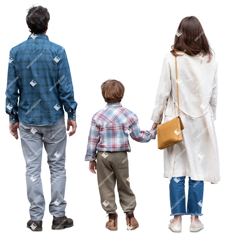 Family standing people png (15314)