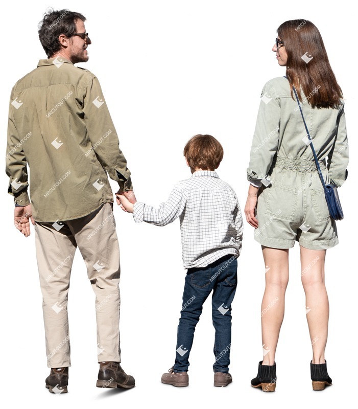 Family standing human png (16096)