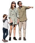 Family standing people png (15824) | MrCutout.com - miniature