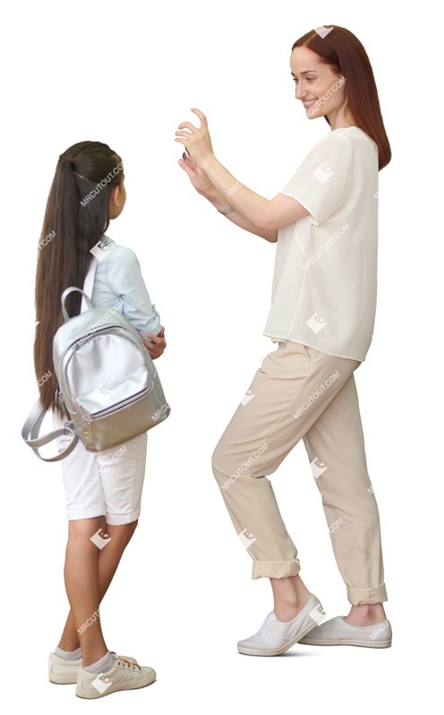 Family standing people png (13726)