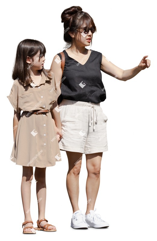 Family standing people png (18025)