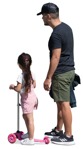 Family standing people png (17418) | MrCutout.com - miniature