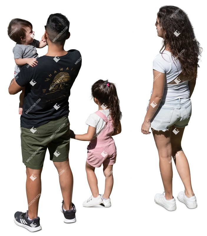 Family standing people png (16693)
