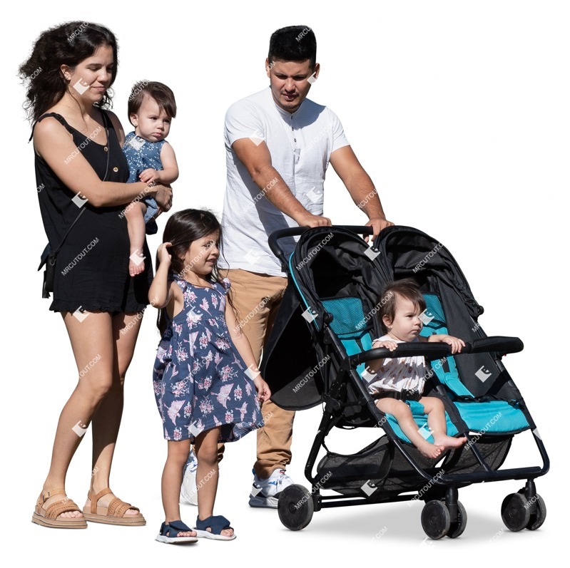 Family standing human png (17217)