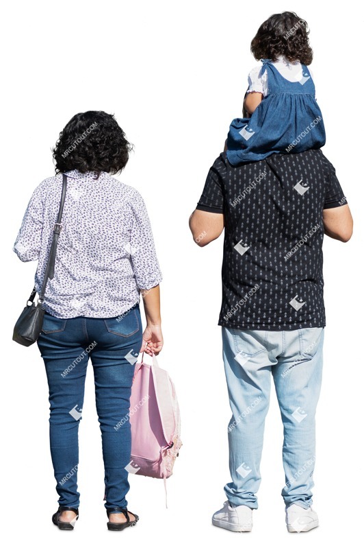 Family standing people png (18148)