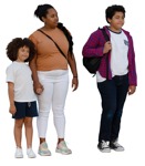 Family standing png people (19835) - miniature