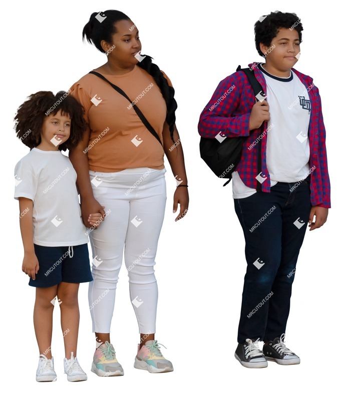 Family standing png people (19835)