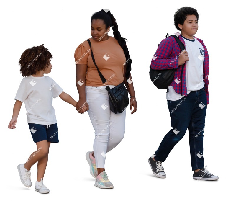 Family standing png people (19720)