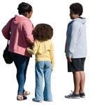 Family standing people png (17805) - miniature