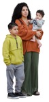 Family standing  (18612) - miniature