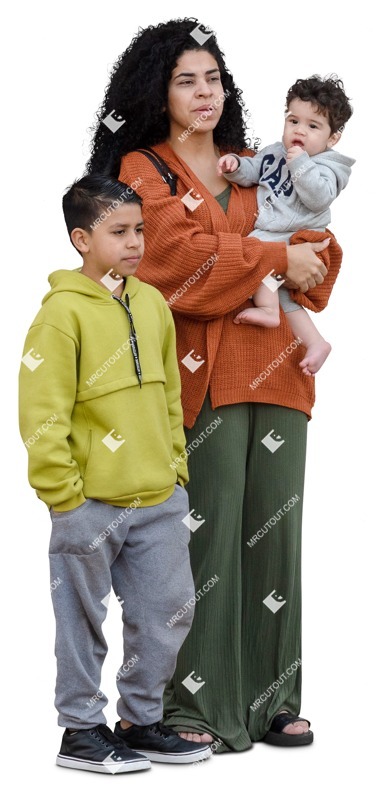 Family standing people png (18612)