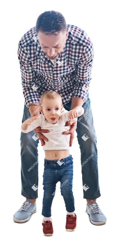 Family standing human png (7981)