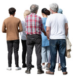 Family standing people png (20390) - miniature