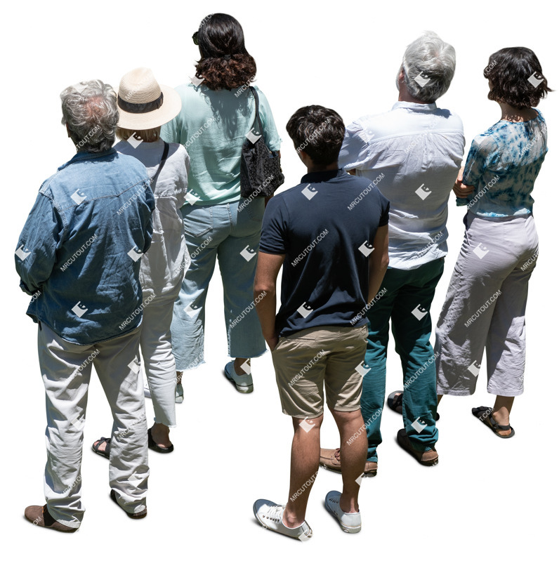 Family standing people png (20391)