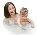 Family swimming png people (13750) - miniature