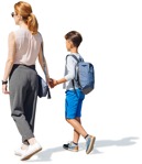 Family walking people png (4928) - miniature