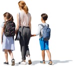 Family walking people png (5353) - miniature