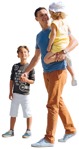Family walking people png (5701) - miniature
