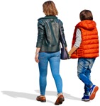 Family walking people png (5705) - miniature