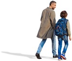 Family walking people png (6089) - miniature