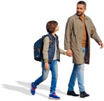 Family walking people png (6230) - miniature