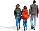 Family walking people png (6093) - miniature