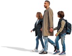 Family walking  (6267) - miniature