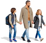 Family walking  (6280) - miniature