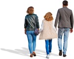 Family walking people png (6309) - miniature