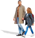 Family walking people png (6318) - miniature