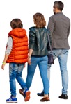 Family walking people png (6893) - miniature