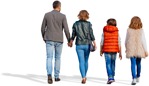 Family walking people png (6907) - miniature