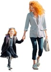 Family walking people png (7117) - miniature