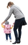 Family walking people png (7624) - miniature
