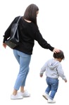 Family walking people png (9422) - miniature