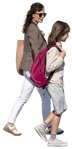 Family walking person png (13666) - miniature