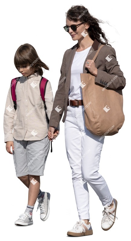 Family walking person png (14631)