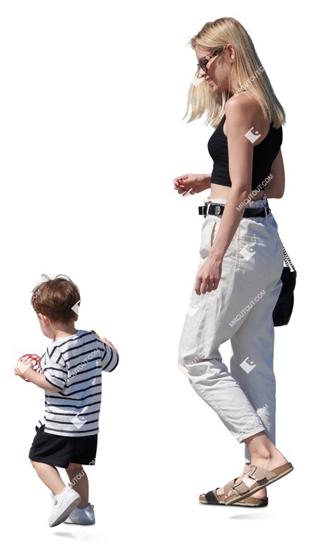 Family walking person png (15797)