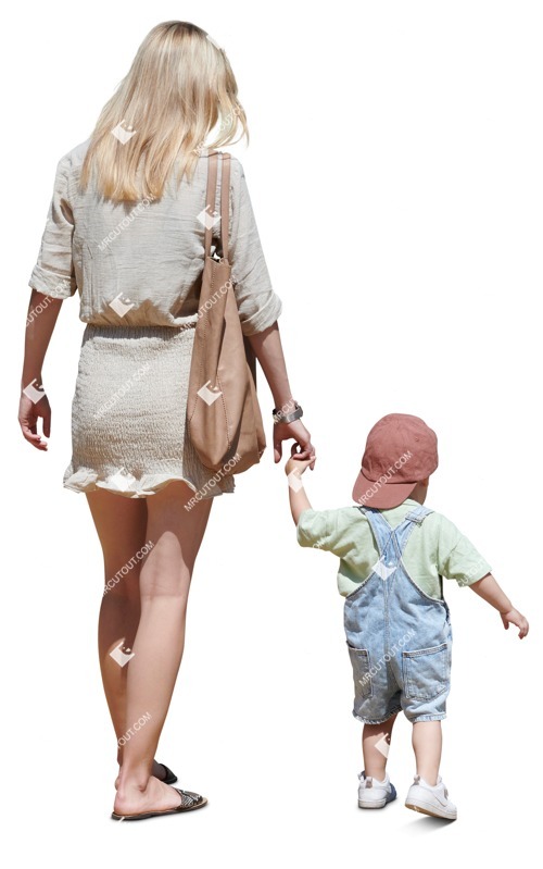 Family walking people png (16188)