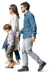 Family walking people png (15723) - miniature