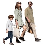 Family walking people png (15729) - miniature